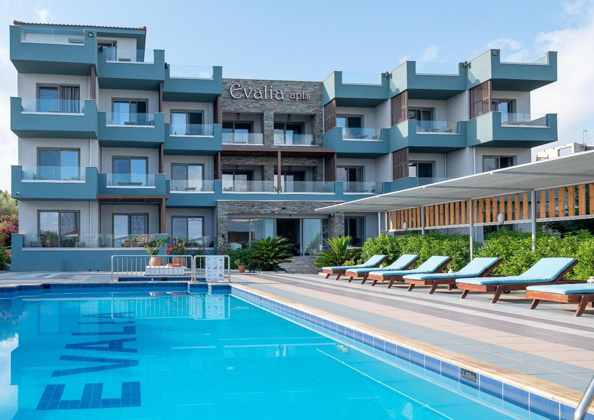 Evalia Apartments ヘルソニソス エクステリア 写真