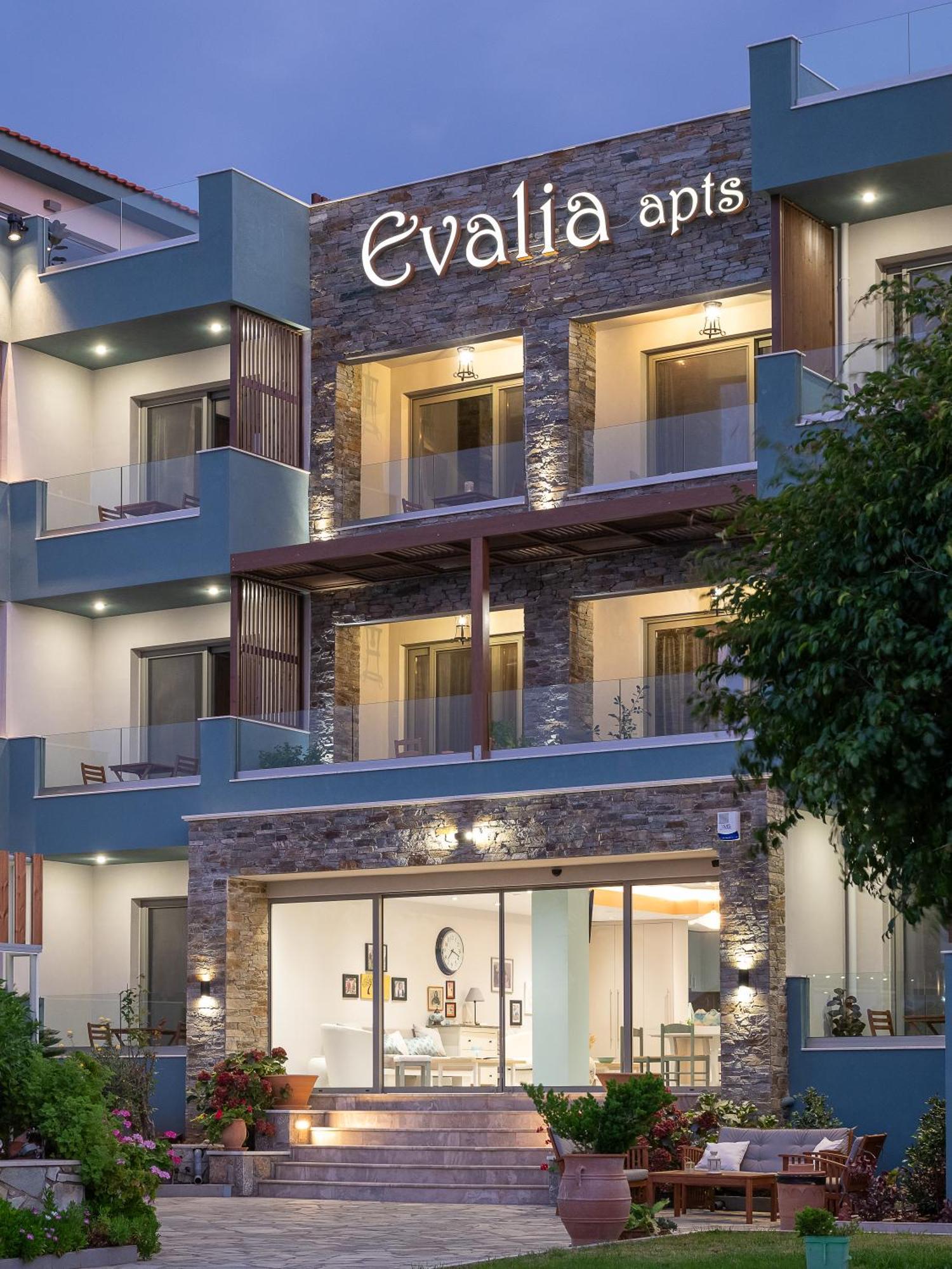 Evalia Apartments ヘルソニソス エクステリア 写真